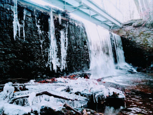 Cascade glacée
